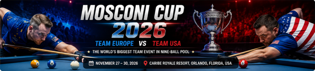 Mosconi Cup 2026 schedule, live stream, teams and venue information